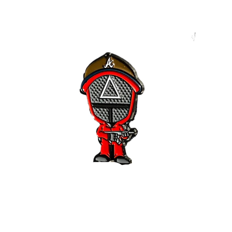 Atlanta Braves Squid Game Fitted Hat Pin