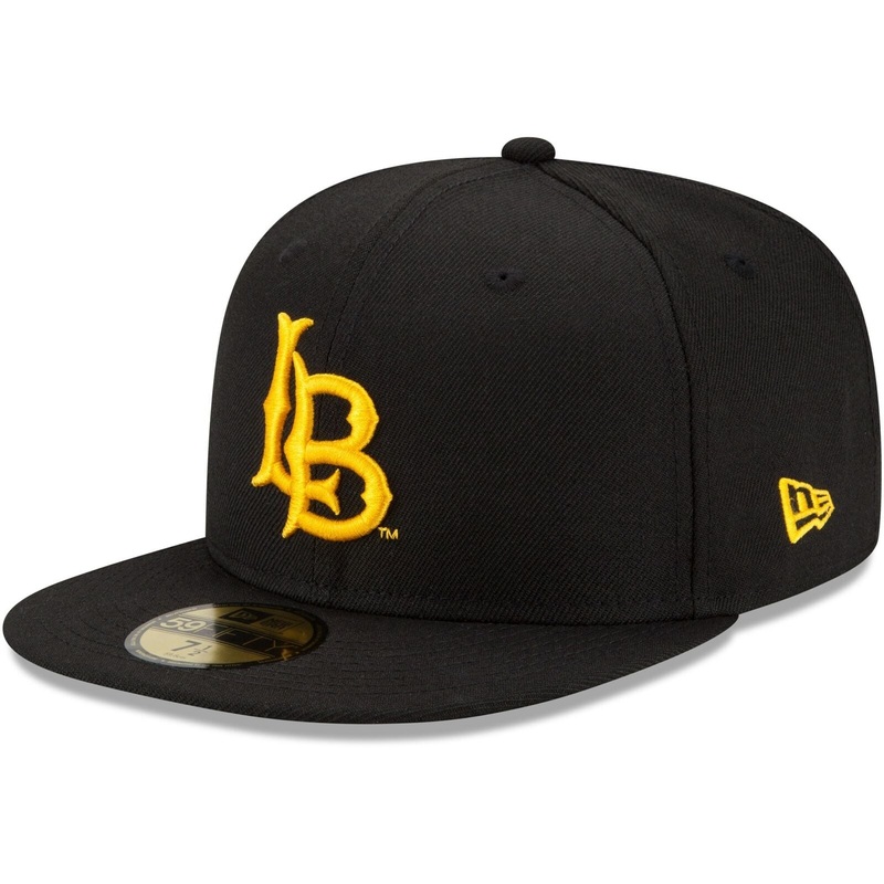 New Era Black Long Beach State 49ers Logo Basic 59FIFTY Fitted Hat