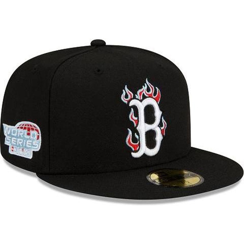 New Era Boston Red Sox Team Fire 59fifty Fitted Hat