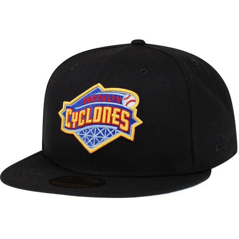 New Era Brooklyn Cyclones Sky Blue Paisley Undervisor 59Fifty Fitted Cap