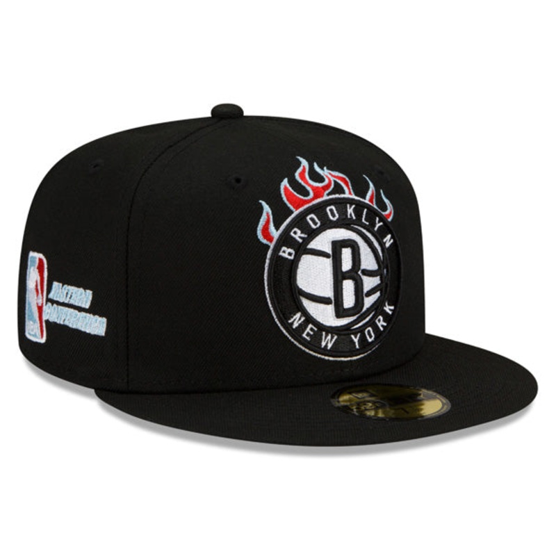 New Era Brooklyn Nets Team Fire 59FIFTY Fitted Hat