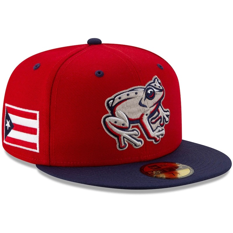 New Era Coqus de Lehigh Valley Red/Navy Copa de la Diversion 59FIFTY Fitted Hat