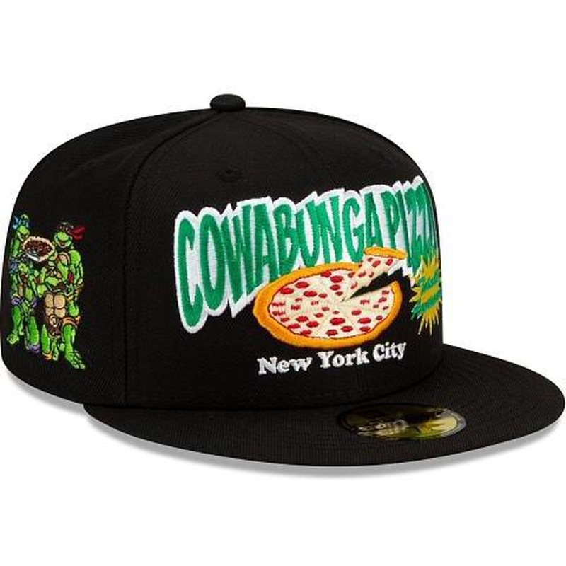 New Era Cowabunga Pizza Teenage Mutant Ninja Turtles 59fifty Fitted Hat