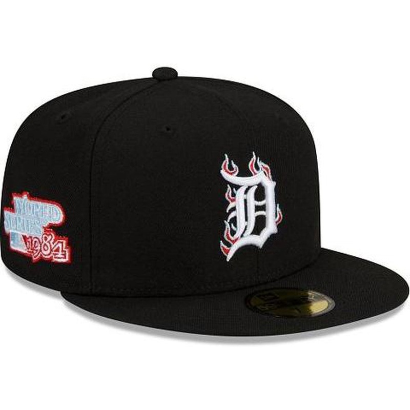 New Era Detroit Tigers Team Fire 59fifty Fitted Hat
