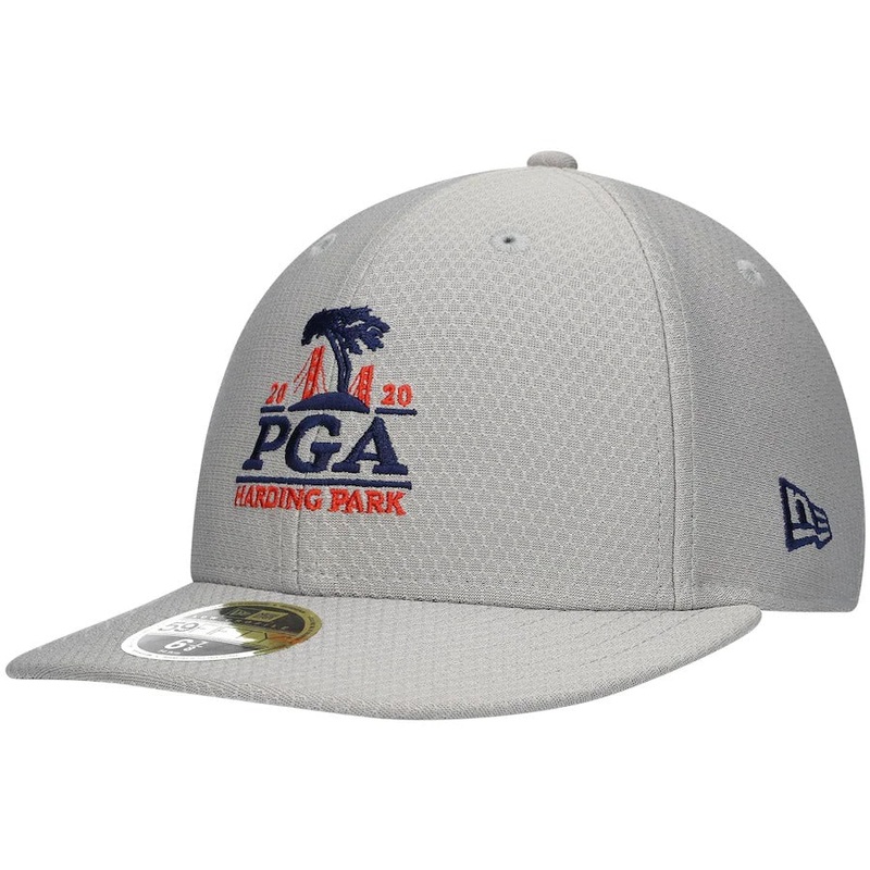 New Era Gray 2020 PGA Championship Hex Tech Low Profile 59FIFTY Fitted Hat