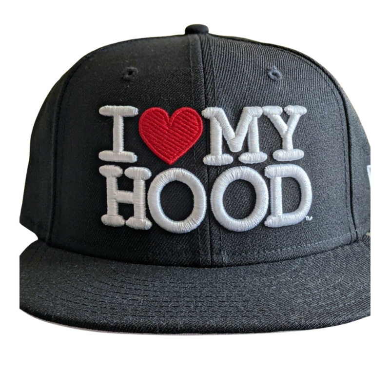 New Era “I  My Hood” Black 59FIFTY Fitted hat