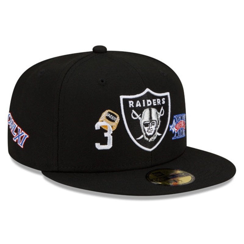 New Era Las Vegas Raiders Count The Rings 59FIFTY Fitted Hat