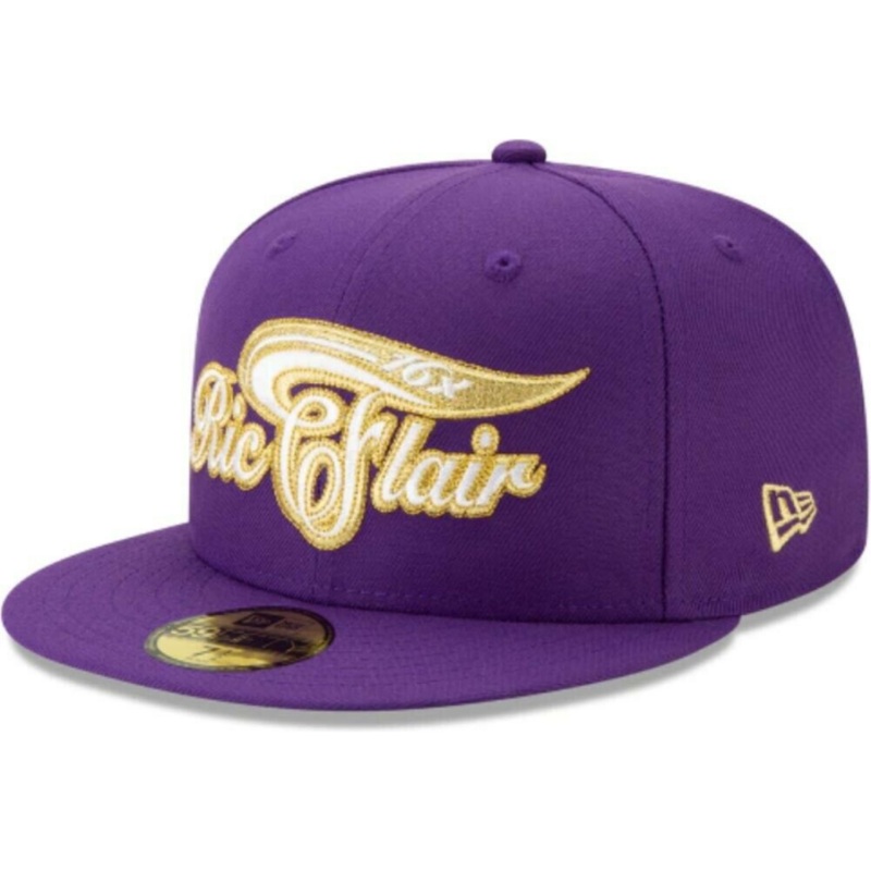New Era Ric “Nature Boy” Flair 16x Champion Purple/Gold 59FIFTY Fitted Hat