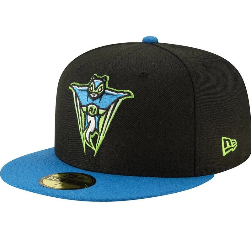 New Era Richmond Flying Squirrels Black Copa de la Diversion 59FIFTY Fitted Hat