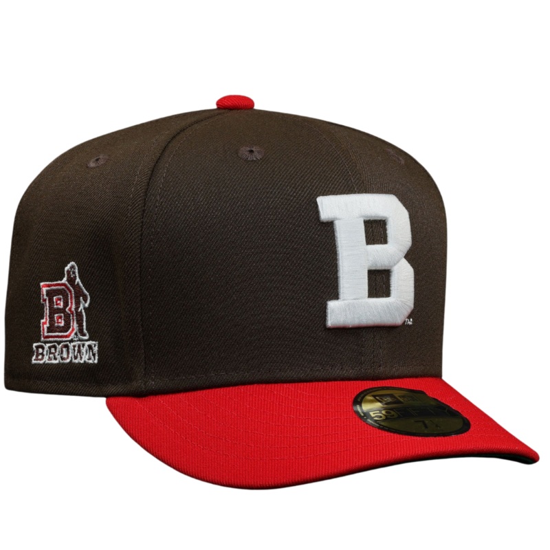New Era Brown university ‘BU’ Brown Bears 59FIFTY Fitted Hat