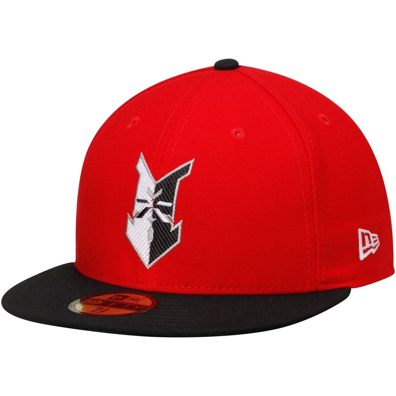 New Era Indianapolis Indians Red/Black Authentic Home 59FIFTY Fitted Hat