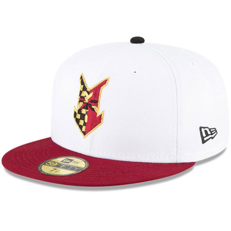 New Era Indianapolis Indians White Theme Night 59FIFTY Fitted Hat