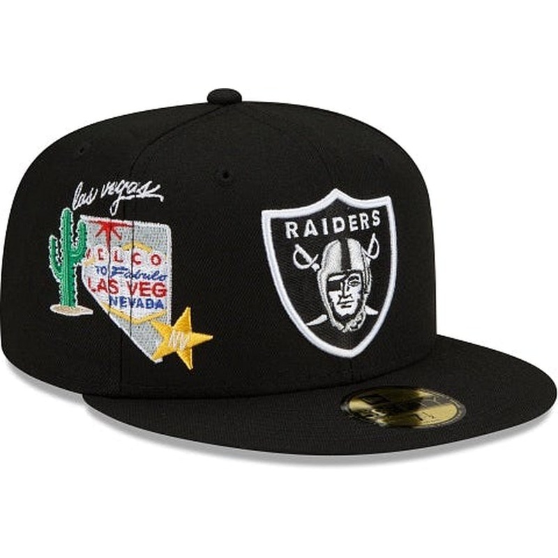 New Era Las Vegas Raiders City Cluster 2022 59FIFTY Fitted Hat