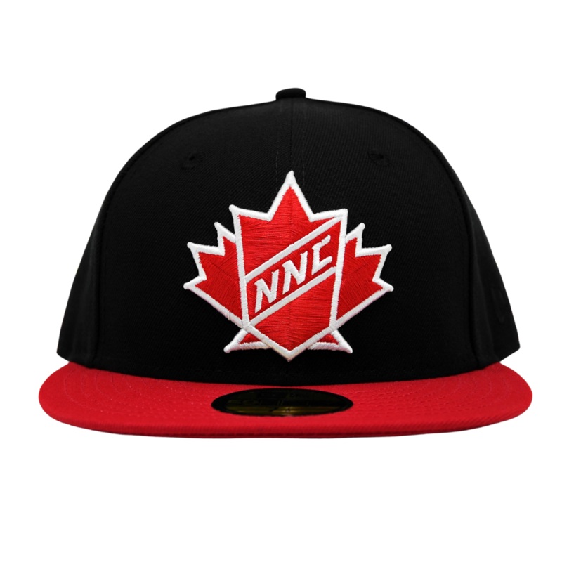 New Era NNC Maple Crest Black/Red 59FIFTY Fitted Hat