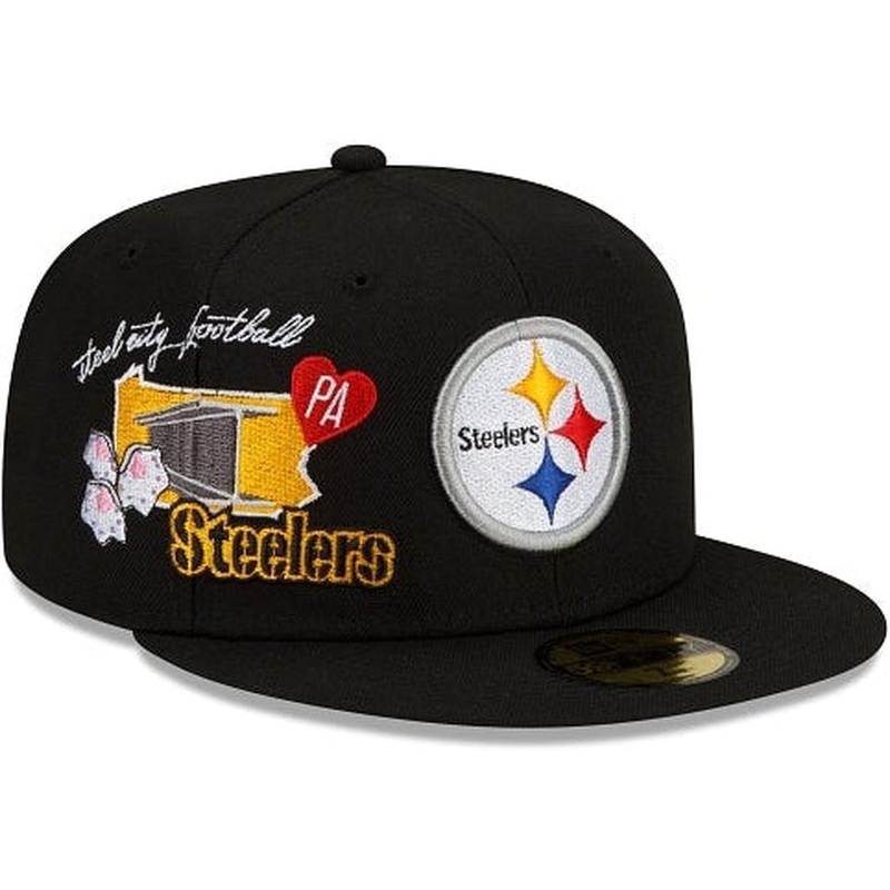 New Era Pittsburgh Steelers City Cluster 2022 59FIFTY Fitted Hat