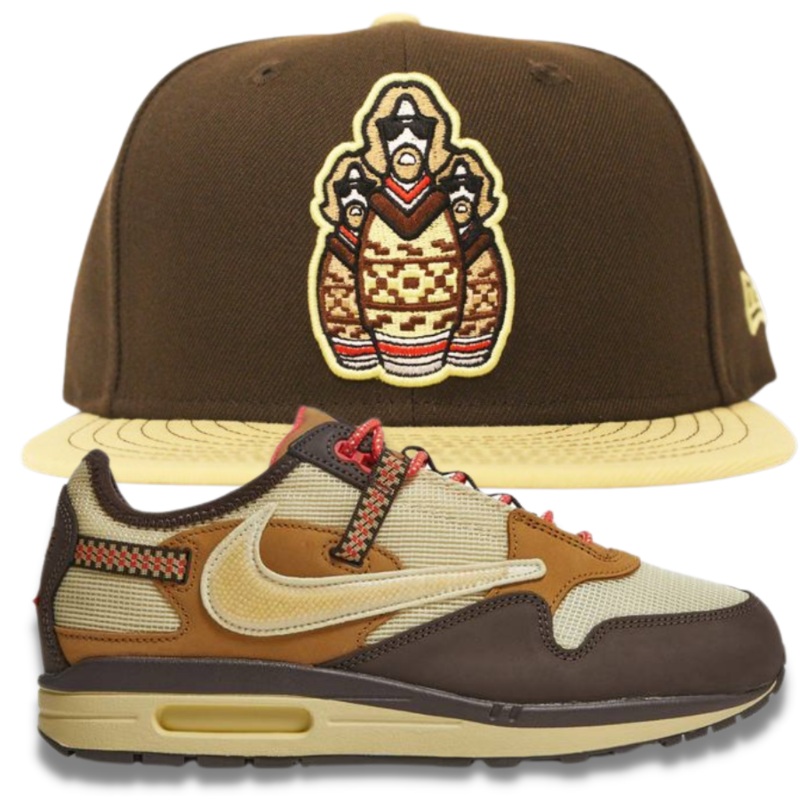 New Era The Durham Dudes Fitted Hat w/ Travis Scott x Air Max Cactus Jack ‘Baroque Brown’