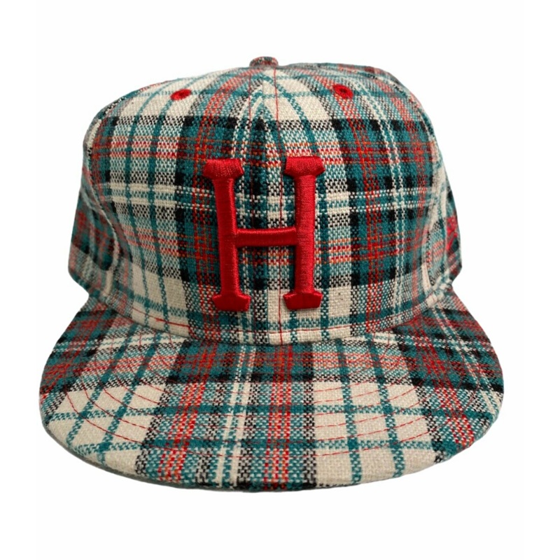 New Era x HUF Flannel Green/Red/Cream 2007 59FIFTY Fitted Hat