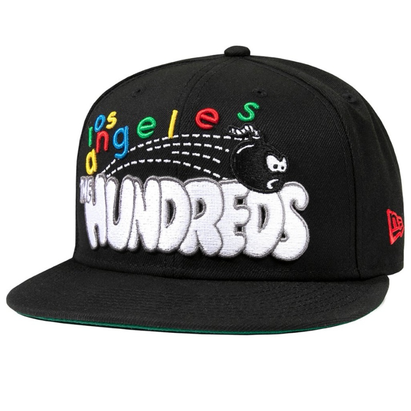 New Era x Los Angeles The Hundreds Black 59FIFTY Fitted Hat