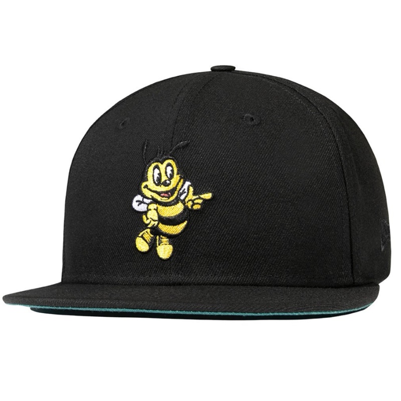 New Era x The Hundreds Bee Mascot Black 59FIFTY Fitted Hat