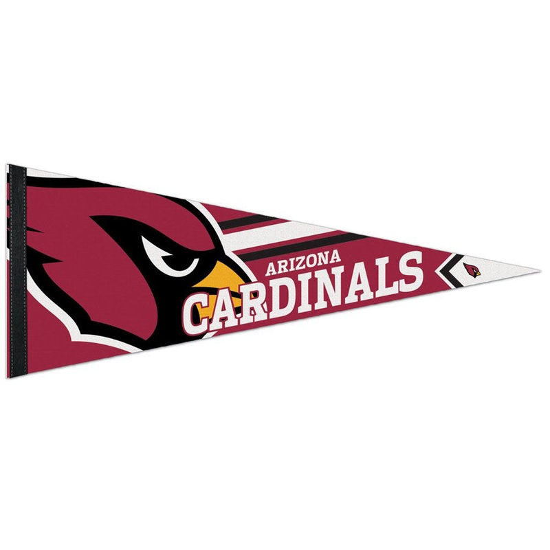 NFL Arizona Cardinals WinCraft Stripe Premium Pennant – Red