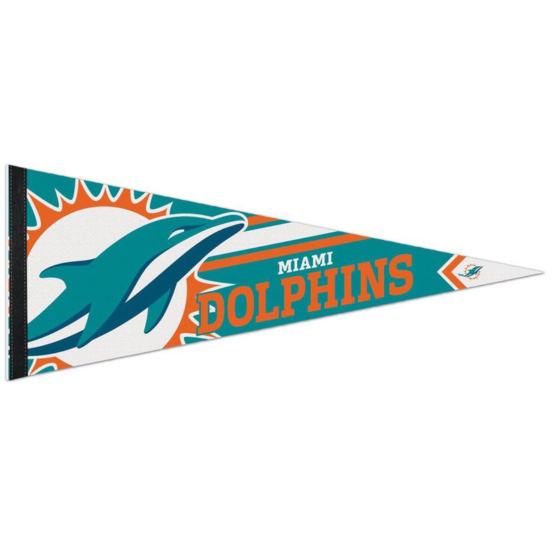 NFL Miami Dolphins WinCraft Stripe Premium Pennant – Aqua