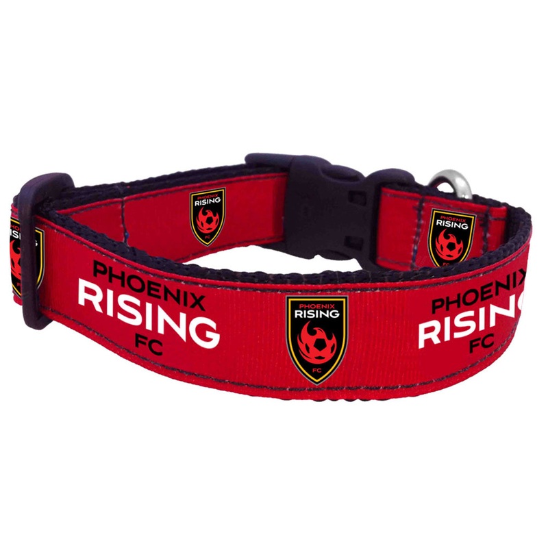 Phoenix Rising All Star Dogs Adjustable Dog Collar – Red