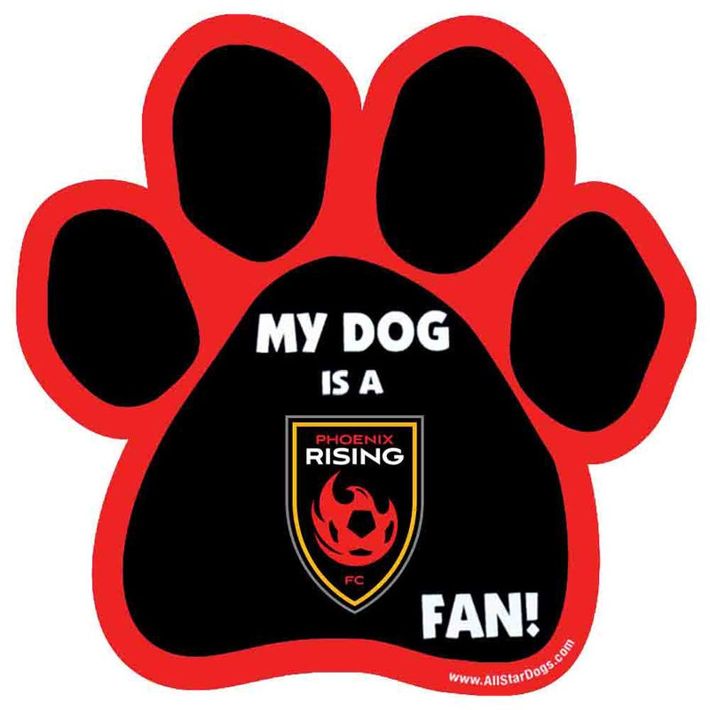 Phoenix Rising All Star Dogs Dog Car Magnet – Black