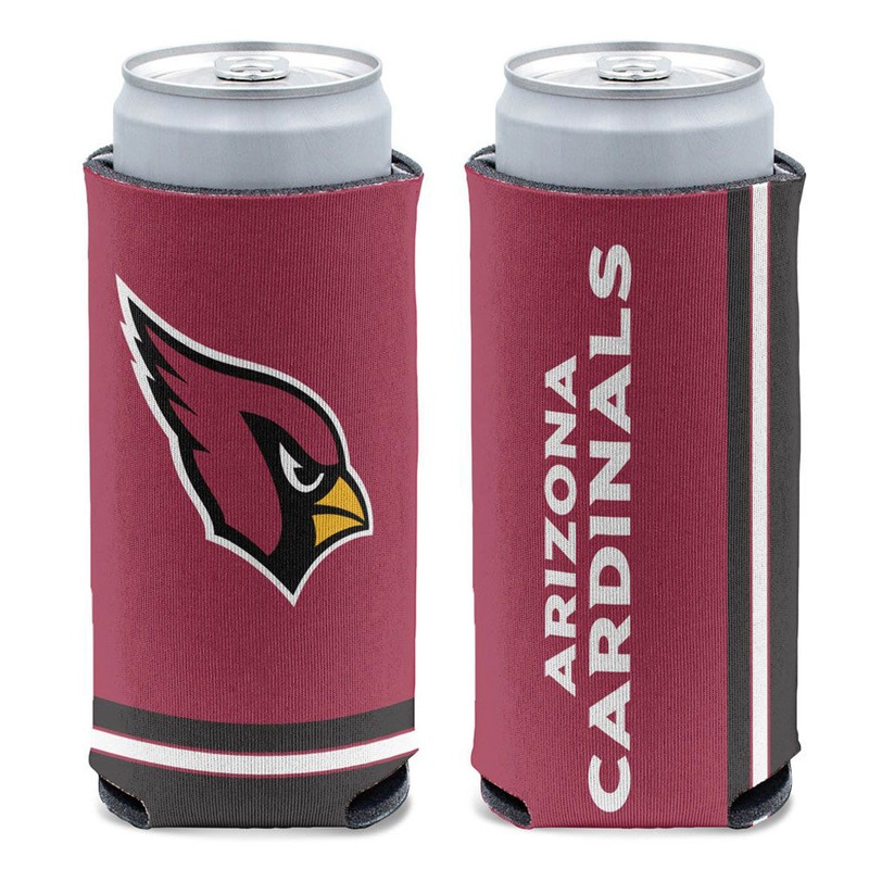 NFL Arizona Cardinals WinCraft 12oz Slim Logo Can Cooler – Red