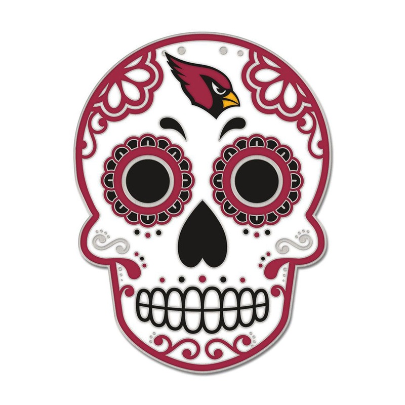 NFL Arizona Cardinals WinCraft Skull Pin – White