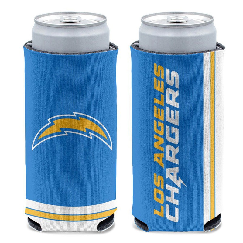 NFL Los Angeles Chargers WinCraft 12oz Slim Logo Can Cooler – Blue