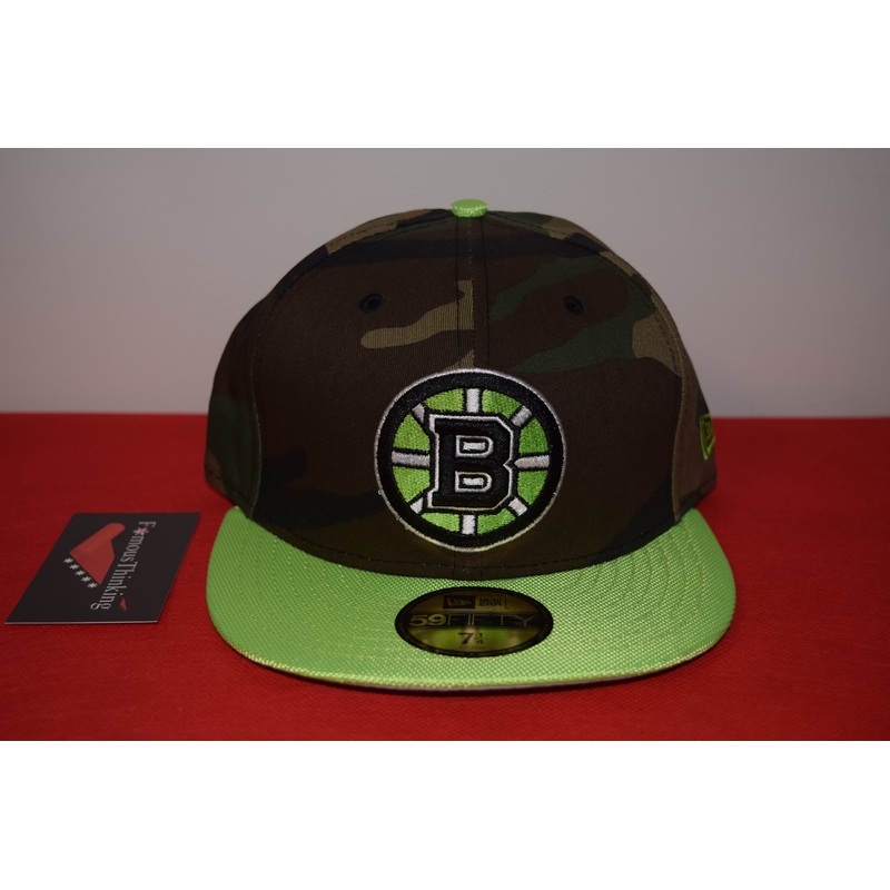 NHL New Era Boston Bruins Camo Fitted 59Fifty SAMPLE