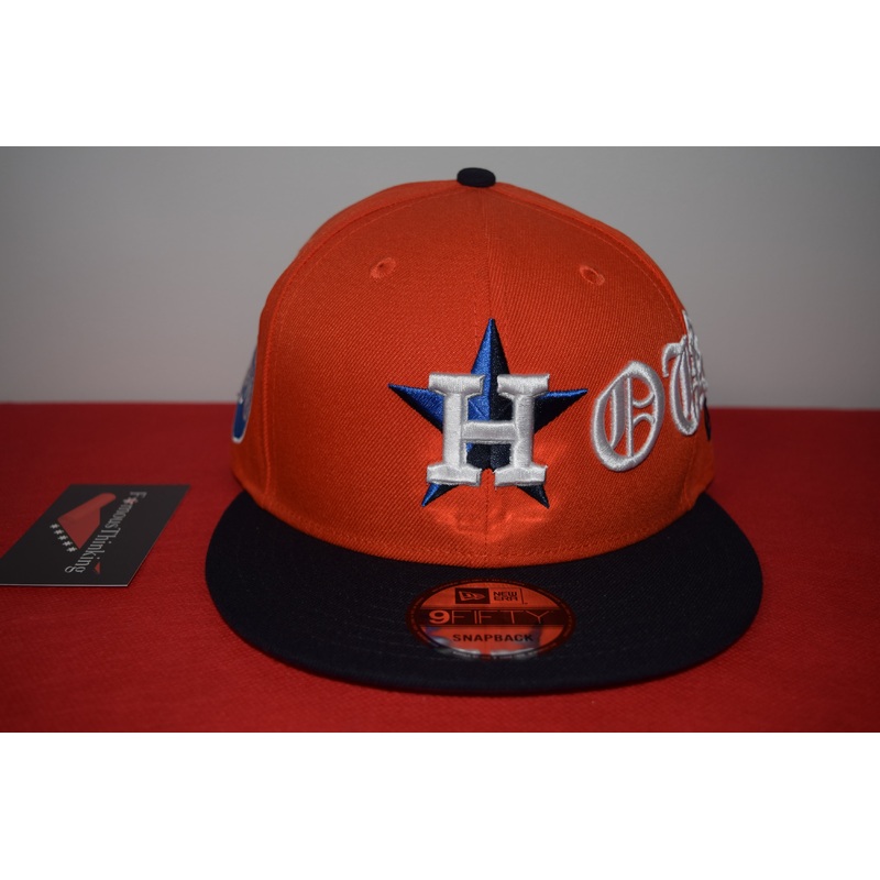 Bun B X New Era Houston Astros Trill OG Orange Snapback 9Fifty