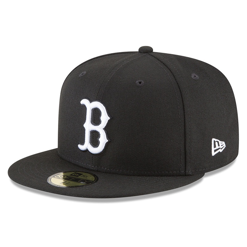 MLB Boston Red Sox New Era Black & White 59FIFTY Fitted