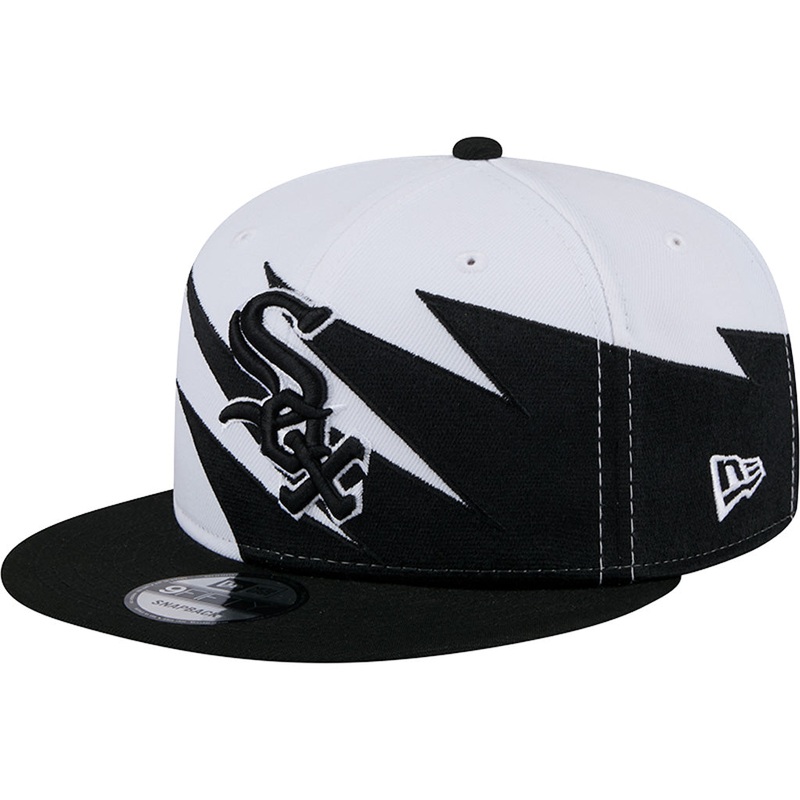 MLB Chicago White Sox New Era Jagged 9FIFTY Snapback Hat – White