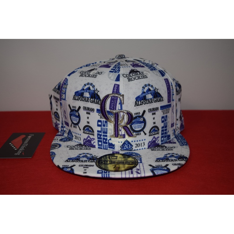 MLB New Era Colorado Rockies Homage SAMPLE 1 of 300 Fitted 59Fifty