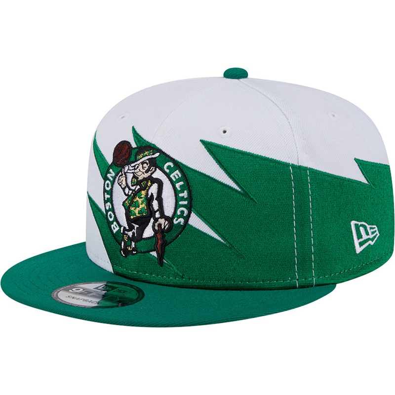 NBA Boston Celtics New Era Jagged 9FIFTY Snapback Hat – White