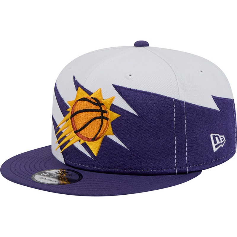 NBA Phoenix Suns New Era Jagged 9FIFTY Snapback Hat – White