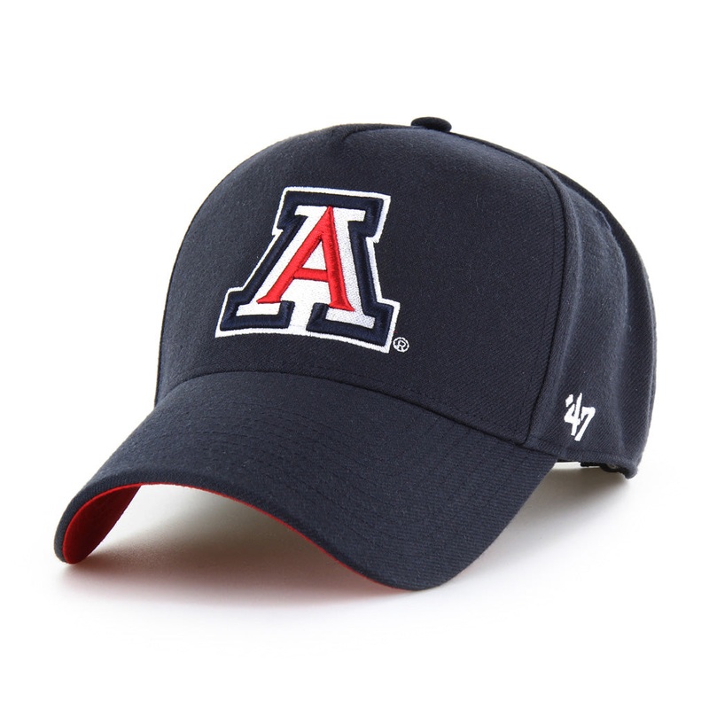 NCAA Arizona Wildcats ’47 Ballpark Offside Snapback Hat – Navy