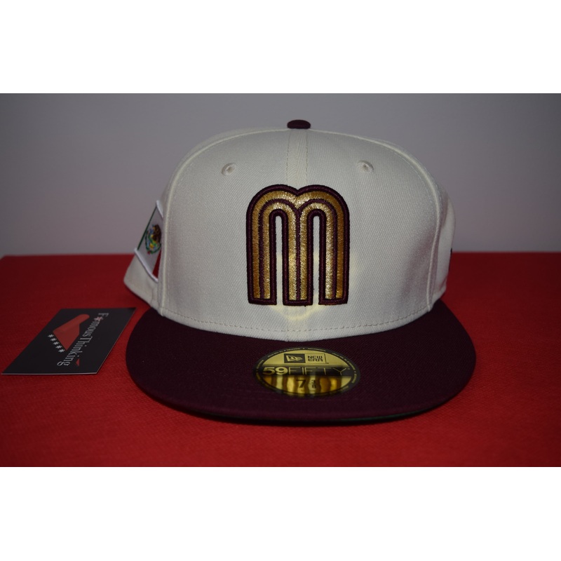 New Era Mexico WBC Maroon Gold Fitted 59Fifty