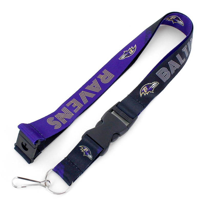 NFL Baltimore Ravens Aminco Crossfade Lanyard