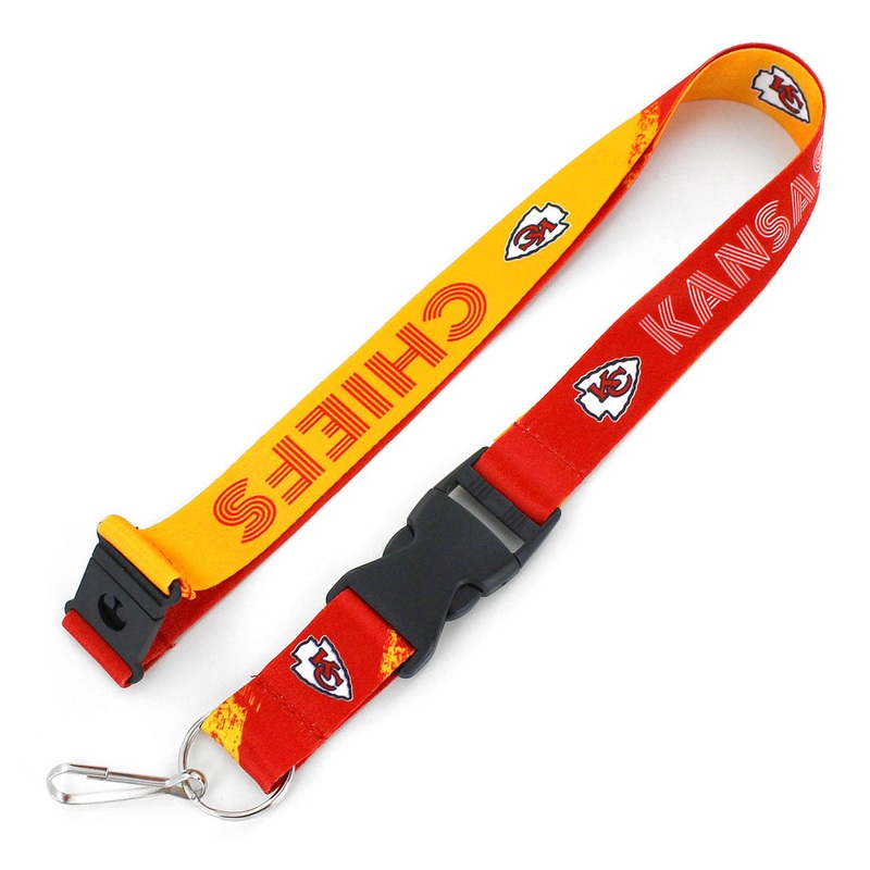 NFL Kansas City Chiefs Aminco Crossfade Lanyard