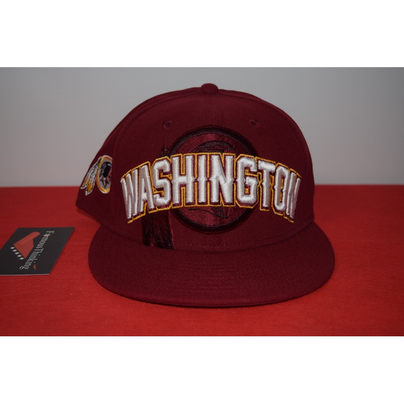 NFL New Era Washington Redskins Script Fitted 59Fifty