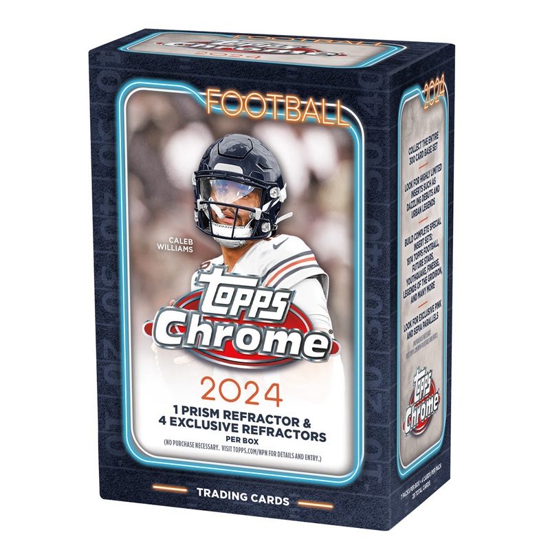 NFL Topps 2024 Chrome Football Blaster Box