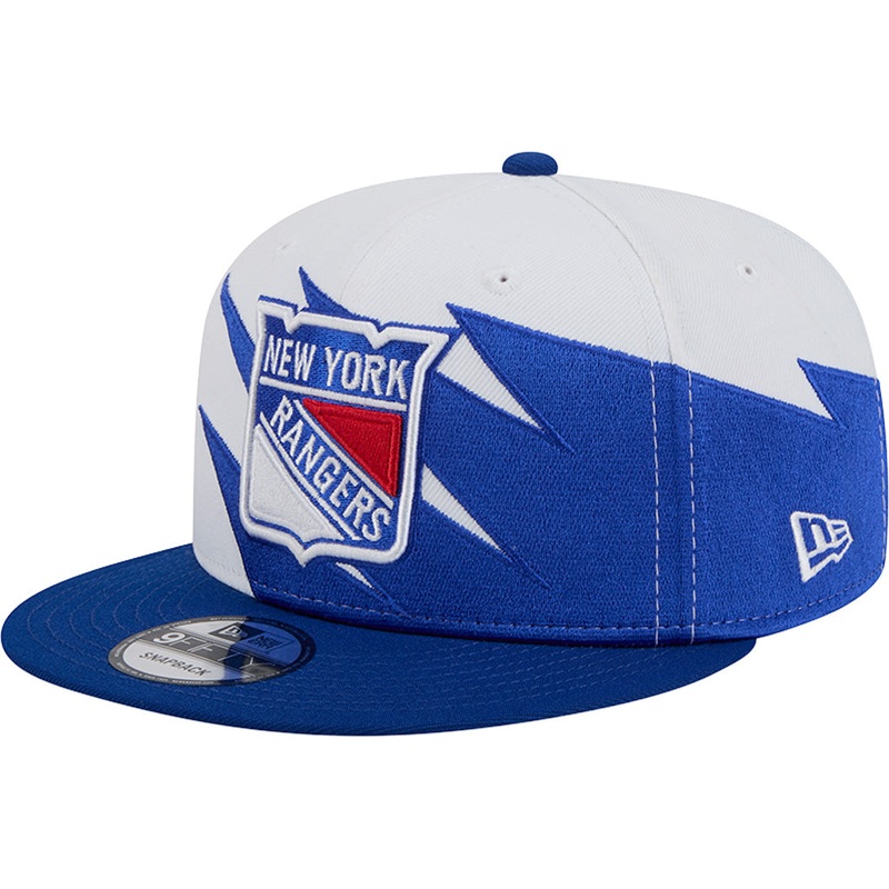 NHL New York Rangers New Era Jagged 9FIFTY Snapback Hat – White