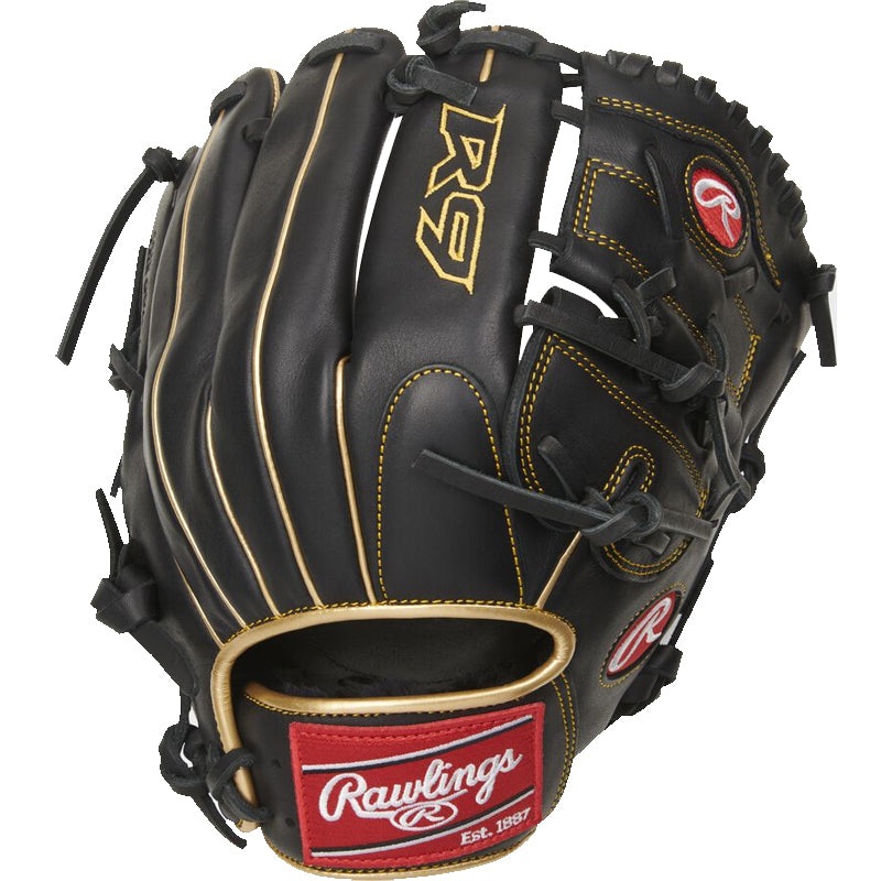 Rawlings R9 series 12-inch Infield/Pitcher’s Glove – R9206-9BG