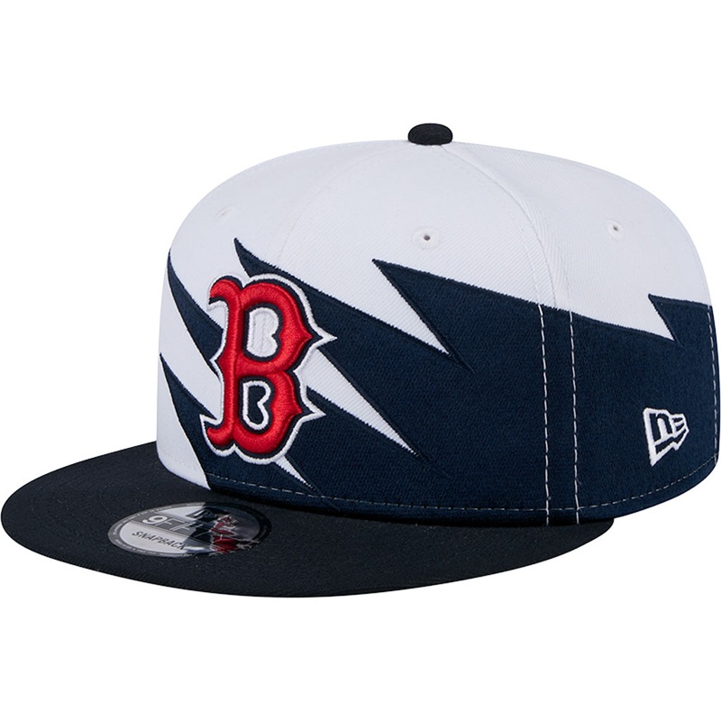 MLB Boston Red Sox New Era Jagged 9FIFTY Snapback Hat – White