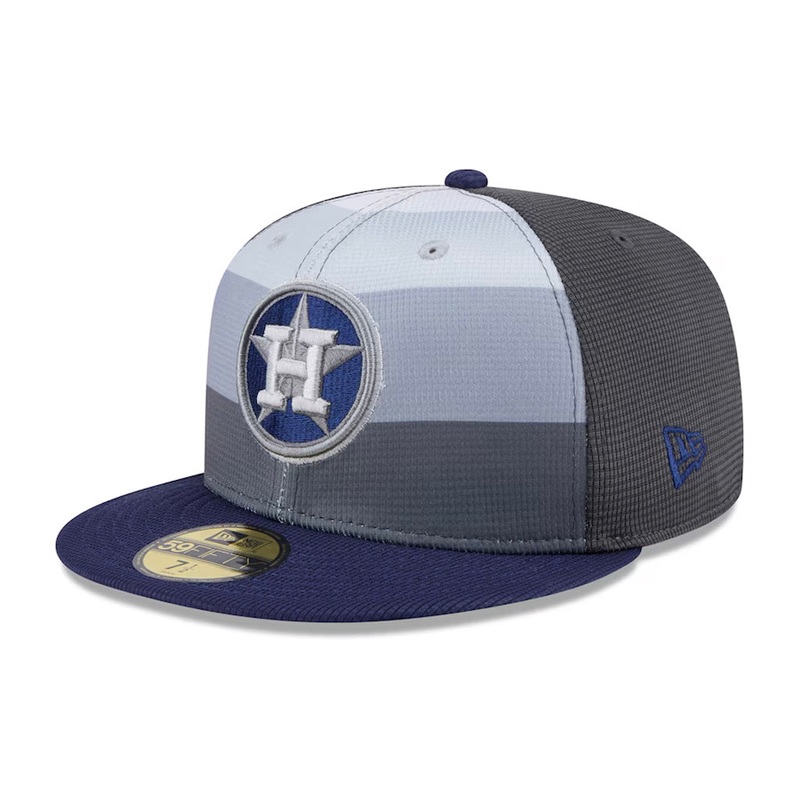 MLB Houston Astros New Era 2025 Graphite Batting Practice 59FIFTY Fitted Hat – Graphite