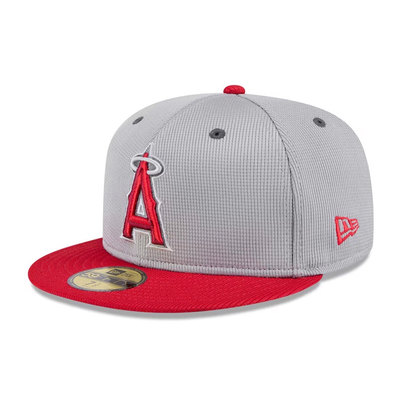 MLB Los Angeles Angels New Era 2025 Graphite Batting Practice 59FIFTY Fitted Hat – Graphite