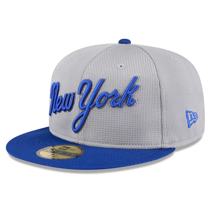 MLB New York Mets New Era 2025 Graphite Batting Practice 59FIFTY Fitted Hat – Graphite
