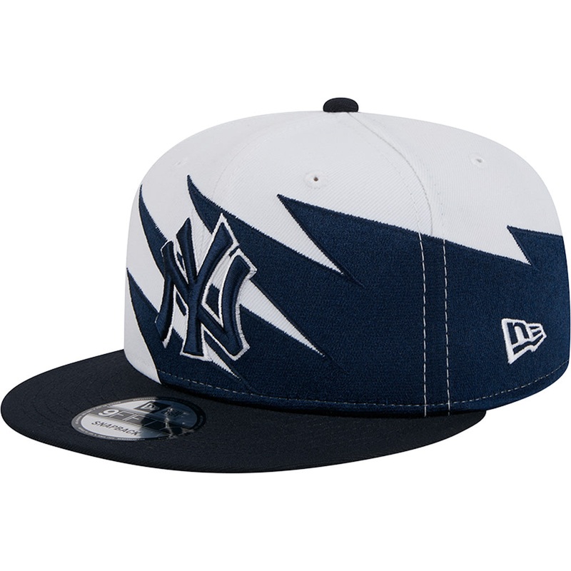 MLB New York Yankees New Era Jagged 9FIFTY Snapback Hat – White